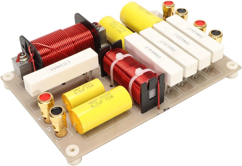 Dpofirs 2 Way Passive Crossover, Frequency Divider with High Power, Treble, 800W Audio Video Crossover Parts for Professional Conference Stage Speakers - Image 1
